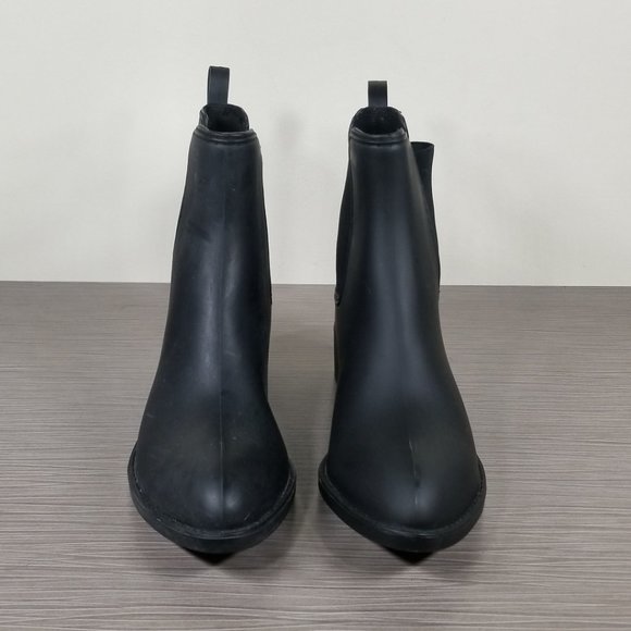 Jeffrey Campbell Stormy Rain Boot, Black, Womens Size 6 - Picture 3 of 11